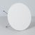 Round Model 3696 Coffee Table with White Melamine Top and Chrome Base by Gispen, 1970s For Sale - Image 6 of 11