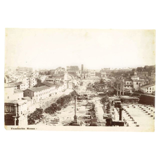 Ludovico Tuminello, Roman Imperial Forums, Vintage Photograph, Early 20th Century For Sale
