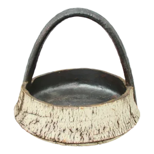 Peter Lane Ceramic Basket Circa 1998