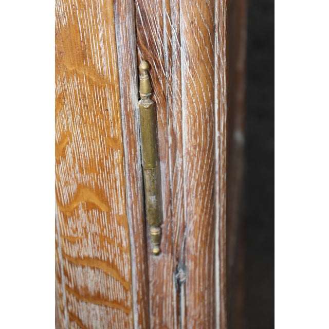 18th C French Paneled Cerused Oak Server Sideboard Buffet For Sale - Image 12 of 12