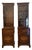 Antique Regency Mahogany Inlaid Astragal Glazed Library Bookcases, 1820, Set of 2 For Sale