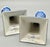 Blue Dutch Delft Chinoiserie Candle Holders, a Pair For Sale - Image 8 of 8