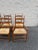 Mid 20th Century Set of 6 Rustic Style Beech Ladder Back Dining Chairs With Rush Seats For Sale In Philadelphia - Image 6 of 11