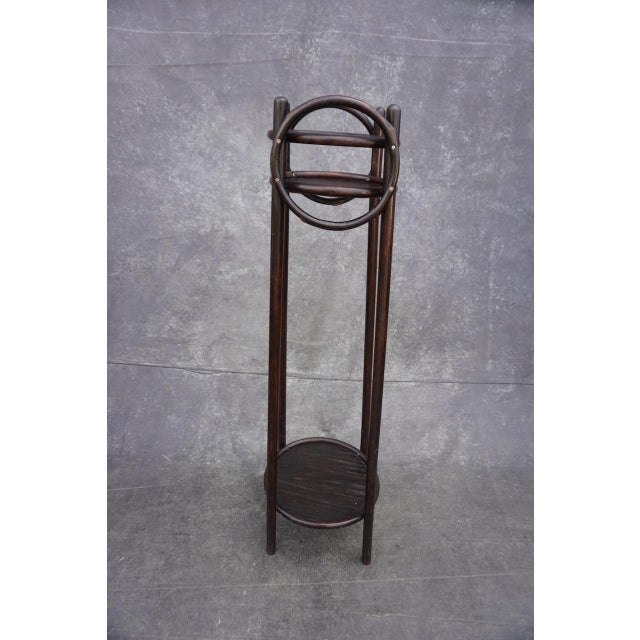 Wood Thonet Bentwood Vienna Secession Style Plant Stand For Sale - Image 7 of 9