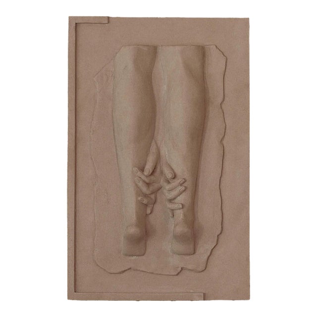 Hands Grasping Ankles Wall Art Sculpture No.21 by Marcela Cure For Sale