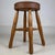 Antique Oak Upholstered Stool, 1800s For Sale - Image 6 of 11