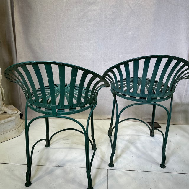 1930s Pair of Francois Carre Tall Chairs For Sale - Image 11 of 12