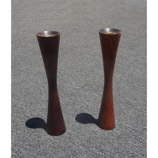 Gorgeous Candle Holders in Great Vintage Condition. Solid and Firm. Wear is usual for their age. Please see photos....