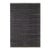 Dash & Albert by Annie Selke Herringbone Black Woven Cotton Rug, 5' x 8' For Sale