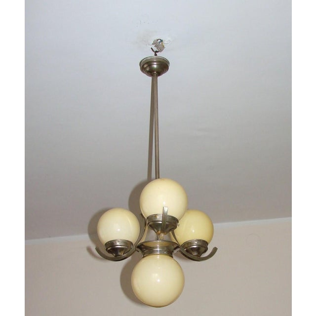 Art Deco Chandelier, 1920s For Sale - Image 10 of 18