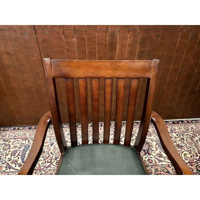 English Swivel Office Chair For Sale - Image 5 of 8