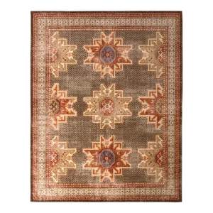 Rug & Kilim’s Etoile Rug in Red and Brown, 4x6