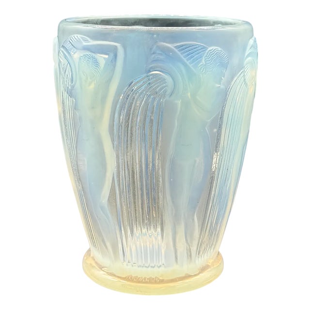 Danaïdes Vase in Opalescent Glass by R. Lalique, 1926 For Sale