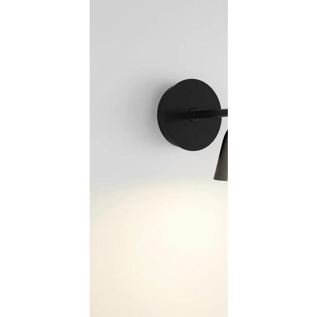 Not Yet Made - Made To Order Lighto A Black Matte Chrome Cup Wall Lamp by Jaime Hayon for Parachilna For Sale - Image 5 of 12