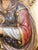 19th Century Spanish Carved Polychrome and Painted Madonna and Child Wall Plaque For Sale - Image 4 of 7