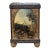 Spanish Colonial John Richard Hand Painted Rectangle Wooden Vase For Sale