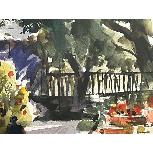 Watercolor Landscape by John Bohnenberger (1926-2012) For Sale - Image 4 of 8