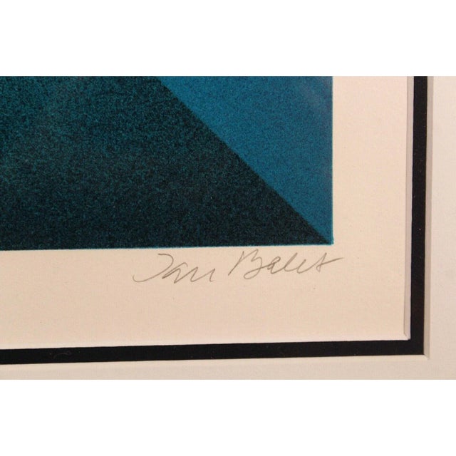 Late 20th Century "Chamber Music" Signed Contemporary Naive Style Framed Lithograph 48/300 by Jan Balet For Sale - Image 12 of 13