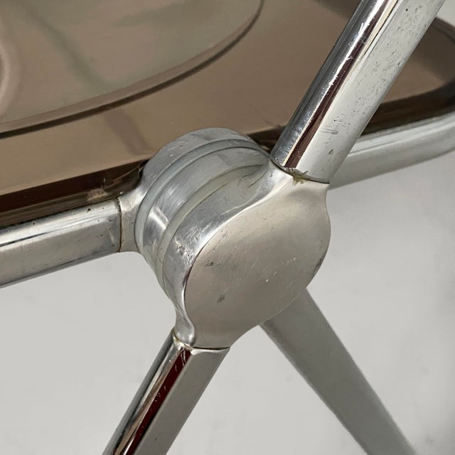 Italian Modern Plia Chair attributed to Giancarlo Piretti for Anonima Castelli, 1970s For Sale - Image 17 of 18