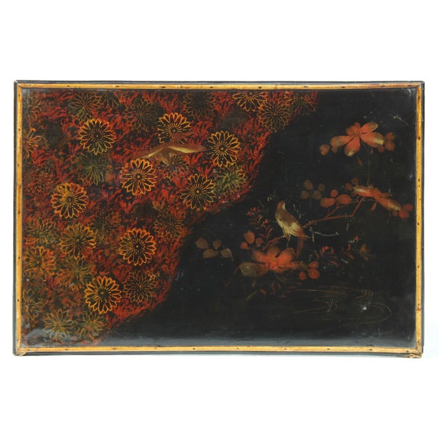 Wood Mid 19th Century Chinese Bamboo Painted Nesting Tables - Set of 4 For Sale - Image 7 of 11