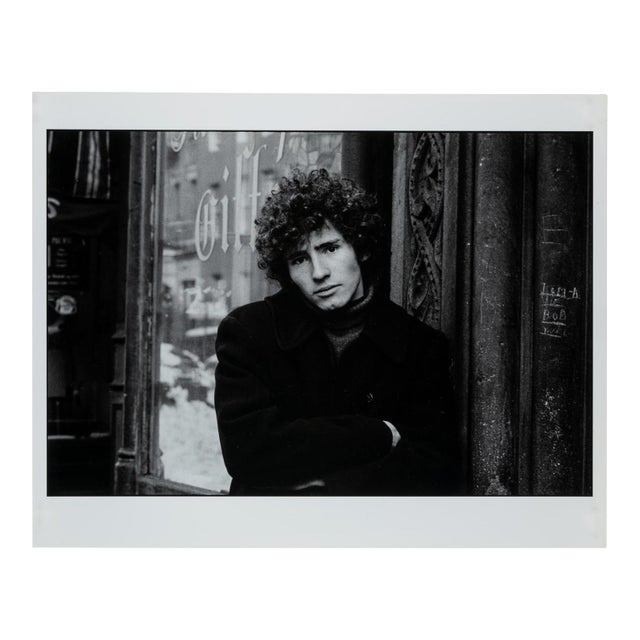Tim Buckley by David Gahr, 1967 Estate Stamped Photograph For Sale