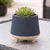 Kenneth Ludwig Chicago Ceramic Ribbed Footed Planter (Set of 2) For Sale - Image 4 of 4