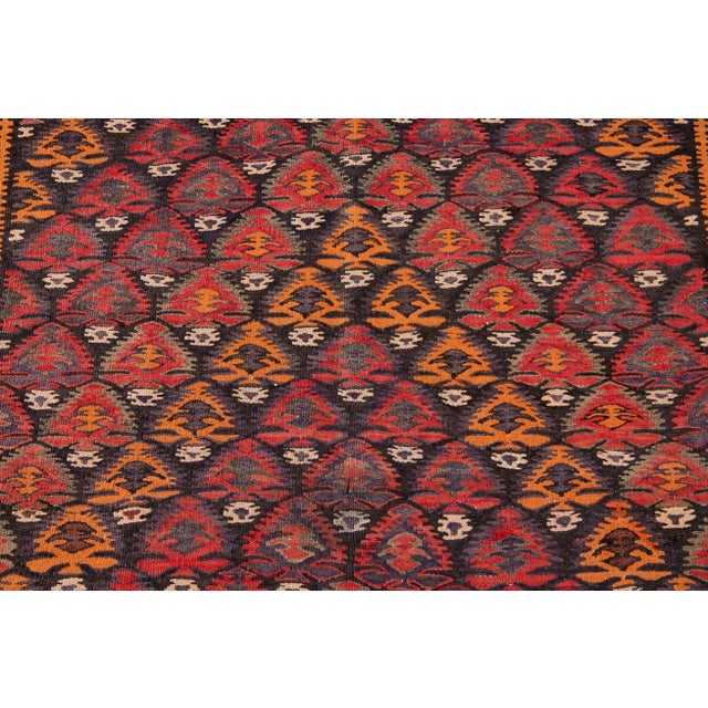 Mid-20th Century Vintage Kilim Rug 4' 5" X 10' For Sale - Image 11 of 13