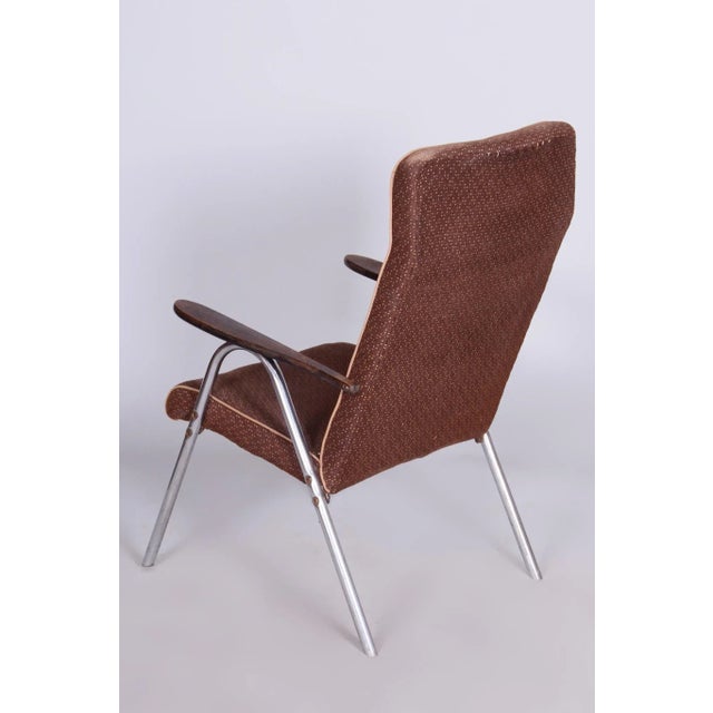 Bauhaus Armchair in Chome-Plated Steel, 1940s For Sale - Image 6 of 9