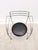 1980s Silver Moon Chair in Chrome and Skai by Pascal Mourgue for Fermob, France, 1980s For Sale - Image 5 of 8