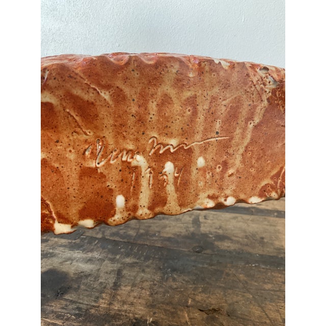 Late 20th Century Vintage Original Studio Potter Vase For Sale - Image 5 of 12