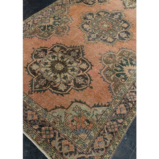 Textile Turkish Vintage Rug 4'9" x 13'2" #21402 For Sale - Image 7 of 8
