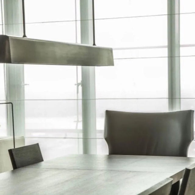 Contemporary Brushed Oak Three-Leg Octroi Table by LK Edition For Sale - Image 3 of 5