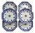 Ironstone Dinner Plates in Rouen Pattern from Longchamp, 1890s, Set of 6 For Sale