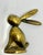2 1930’s Hagenauer Werksttate Bronze Figurines “Amor” Cupid and Bunny Rabbit For Sale - Image 9 of 10