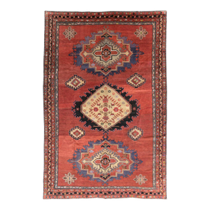 Mid-20th Century Handmade Turkish Anatolian Room Size Carpet