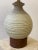 1950s Vintage Bulbous Greige Pietra Decor Series Textured Terracotta Lamp by Bitossi for Raymor, Circa 1950s For Sale - Image 5 of 13