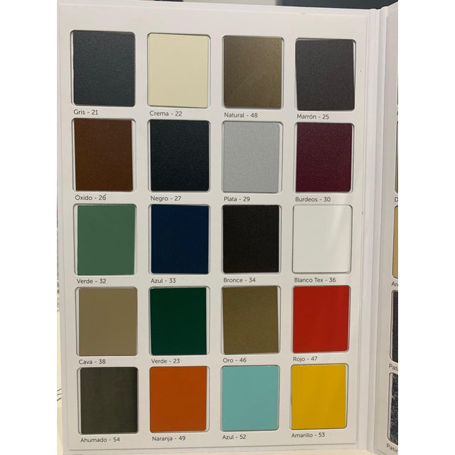 New Folding Table With Wood Top and Iron Structure For Sale - Image 11 of 12