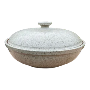 1970s Architectural Pottery Large Terra Major Covered Bowl by David Cressey