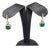 13.04 Carats Natural Zambian Emerald and 2.25 Carats Diamond Earring in 14k Gold For Sale