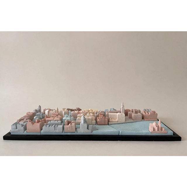 Vintage Venice in Miniature Plaster Top, 1970s, in Very Good conditions. Designed 1970 to 1979