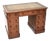 Antique Victorian Walnut Leather Top Pedestal Desk, 1890 For Sale