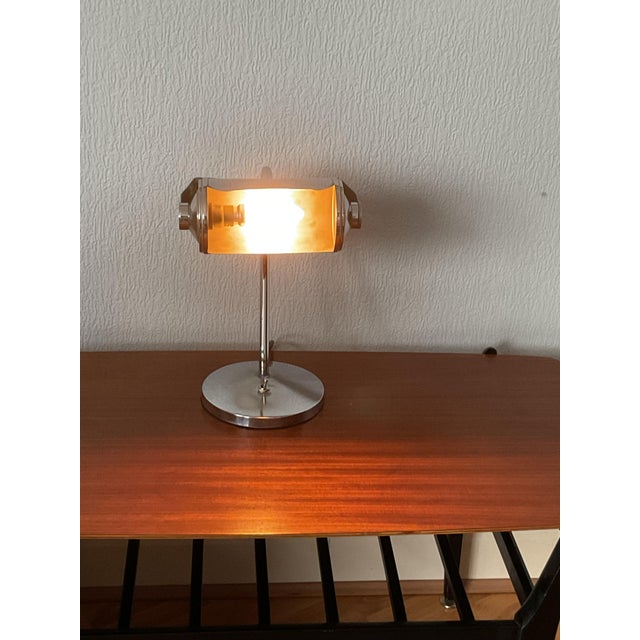 Vintage Bankers/Piano Lamp reflects the “machine age” influenced of the 1930s Art Deco Movement. Known for its luxurious...