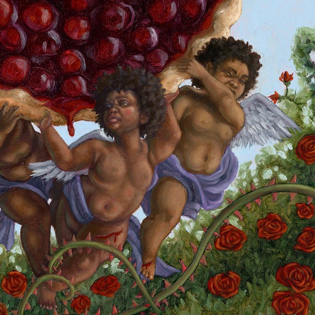 "The Adoration of the Cherry Tart" Original by Ariel Williams From the Alice in Wonderland Collection For Sale - Image 4 of 4