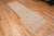 A Decorative Soft Light Cream and Tan Color Geometric Modern High Low Wool Pile Hallway Runner Rug, Country of Origin:...