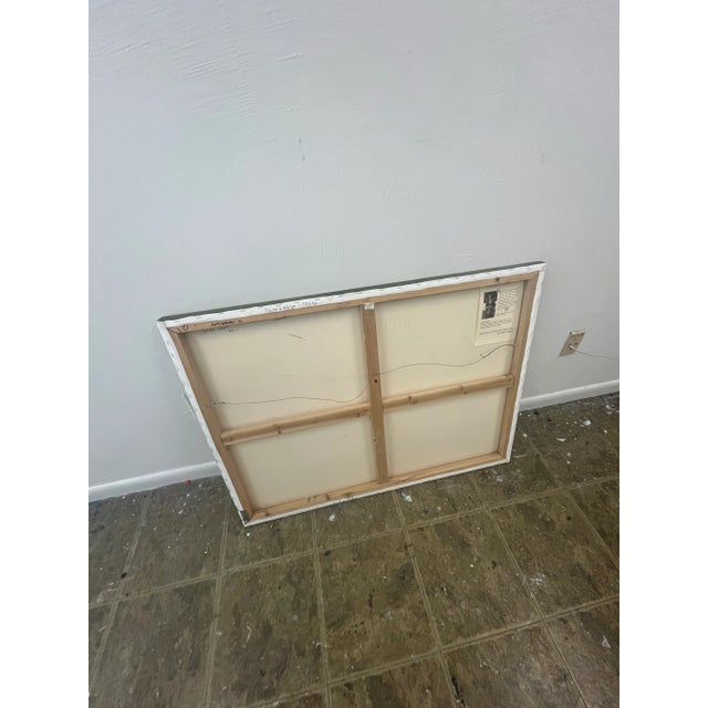 Textile “Starlight” By, Ellen Reinkraut Abstract Expressionist Original Oil on Canvas For Sale - Image 7 of 9