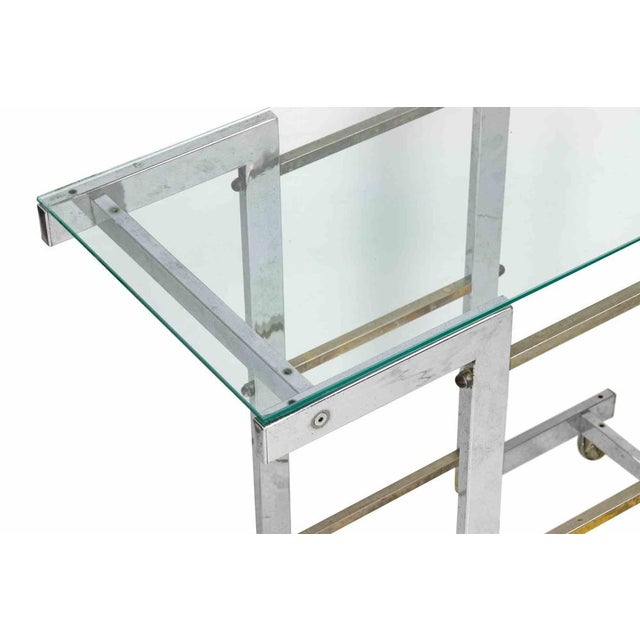 Vintage Serving Cart, Italy, 1970s For Sale - Image 3 of 7