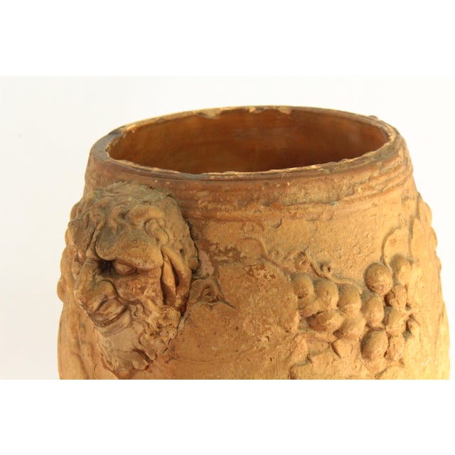 Circa 1798 - 1820 Davenport Terracotta Wine Cooler. W Satyrs, Grapes & Vines For Sale - Image 14 of 18