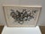 Soicher Marin Vincent Art. Black and White vase with flowers. Wood frame. Original Retail $1280. Showroom floor sample.