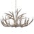 Plastic Regina Andrew Antler Chandelier in Ambered Silver Leaf For Sale - Image 7 of 7