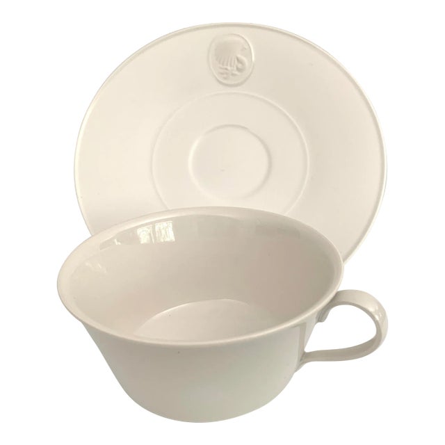 1950s Kpm Arkadia Pattern Cup and Saucer For Sale